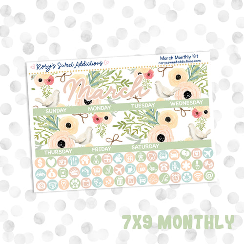 March  //  7x9 Monthly Kit