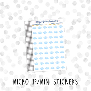 Weather - Cloudy // Micro HP - Mini Stickers
